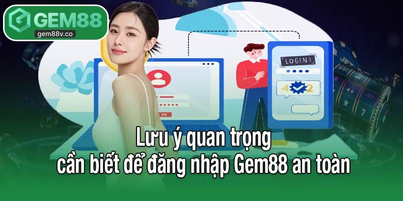 Lưu ý quan trọng cần biết để đăng nhập Gem88 an toàn